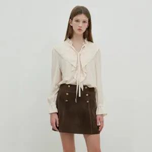 [롯데백화점]올리브데올리브 요루 러플 블라우스 OW5AB803