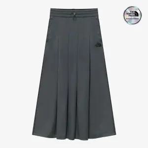 [노스페이스] [노스페이스 공식] NK6NR31K 화이트라벨 여성 새틴 플레어 스커트_CHARCOAL GREY