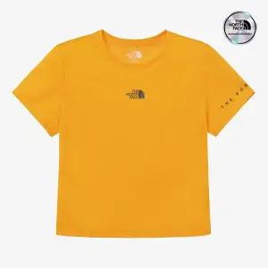 [노스페이스] [노스페이스 공식] NT7UR35L 화이트라벨 여성 벤트런 반팔 라운드티_MANGO