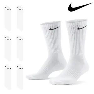 나이키 양말 쿠션 크루 화이트 6켤레 세트 SX7666-100