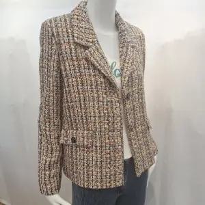 올리비아하슬러 HC04 고급스러운 메탈릭 트위드 재킷  OHESJK202