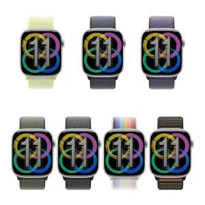 Apple Watch 11 GPS + Cellular 42mm 실버 알루미늄 케이스/(스포츠 루프 색상 선택 가능)