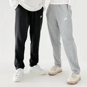나이키 남여공용 클럽 프렌치테리 테이퍼팬츠 트레이닝팬츠 블랙/ 그레이