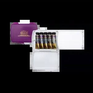 미젤로 미션 투르마린 투톤 그래뉼레이션 수채화물감 15ml 5색 겨울 MGC-0405W