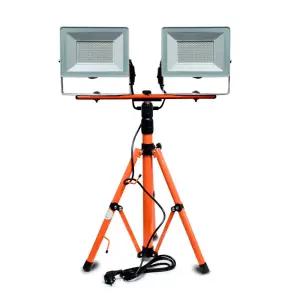 LED 유선 스탠드 작업등 200W / AC220V LED 투광기 투광등 거치대 받침대 산업 현장 공장 작업 야외 조명 등