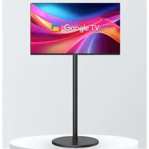 와이드뷰 43인치 FHD TV 이동식 스탠딩 V1 세트 블랙