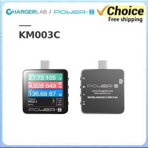 Power-Z KM003C 휴대용 Type-C 고속 충전 테스터 PD3.1 QC5.0 240W Mxa 디지털 전압계 및 전류계 보조베터리