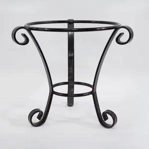 흔들림 없는 높은 수반 철재 받침대 화분 다이 받침 미니가든