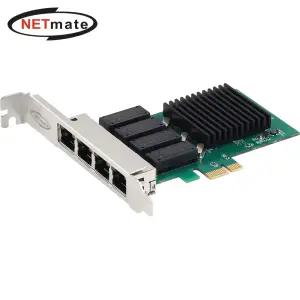 강원전자 넷메이트 PCI Express 쿼드 기가비트 랜카드(Realtek/슬림PC겸용) NM-PL14