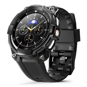 갤럭시워치8 클래식 케이스 링케 러기드 기어 일체형 스트랩 풀커버 시계줄 줄질 밴드