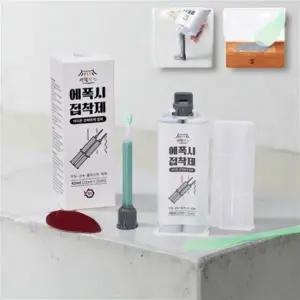 인포벨 쇼킹 폴리머 금속 가죽 쇠 철 다용도 강력 접착제 에폭시 42ml