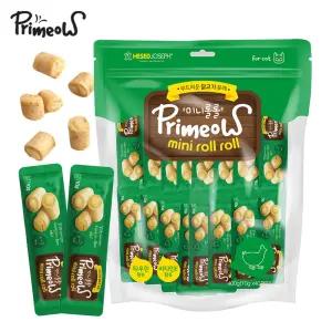 프리미요 미니롤롤 닭고기 400g 40p 고양이 퓨레 이빨과자 영양 간식