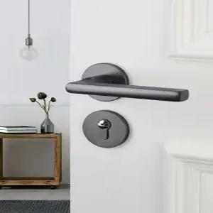 방문손잡이 도어 이중잠금 열쇠 문고리 욕실 핸들 침실 잠금