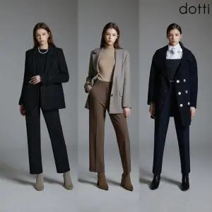 [도티 dotti] 도티 여성 크레이프 기모 본딩 슬랙스 3종 (SNBW)