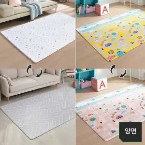 유치원 놀이방 소음완화 소프트 양면매트 초특대형 140x240cm 실내용품