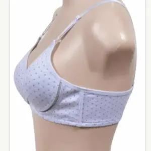 [라일리여성언더웨어] Rly 노와이어 폴카도트 몰드 A컵 브라 75A A컵브