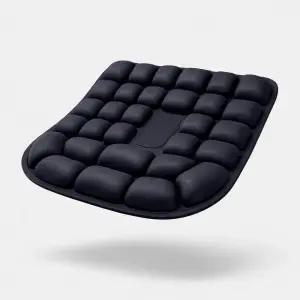 선일 무펌프 에어방석H 블랙(45cm X 40cm X 5cm) 치질방석 무하중 에어셀 직장인 차량용 쿠션