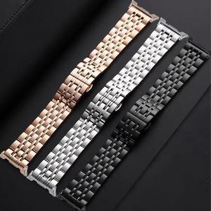 갤럭시 워치 8 44 40mm/8 클래식 46mm 메탈 스트랩 시계줄, 울트라 손목 밴드용 스테인리스 스틸