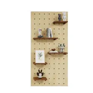 목재타공판 장식 진열대 타공 벽면 방음재 선반 인테리어