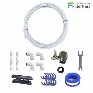 필터나라 정수기 설치 부속 부품 수도가랑(소) 호스 11M 세트 S01