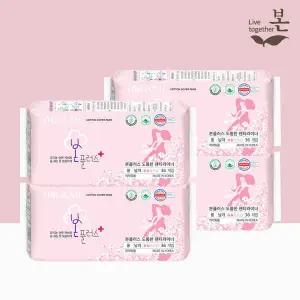 [유기농본]유기농 생리대 본플러스 롱팬티라이너 36P, 4팩