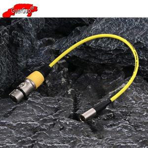 미니 소형 XLR-XLR 케이블 3 핀 XLR 암-3 수 오디오 어댑터 블랙매직 포켓 4K 카메라 비디오 지원