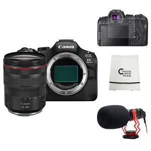 (컴온탑) 캐논 정품 EOS R6 Mark III + RF 24-105mm F4L IS USM KIT (정품/새상품) + 보호필름 + 세무융 & 포토리뷰 마이크