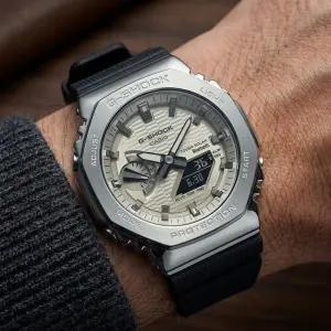 지샥 지스틸 지얄오크 블루투스 터프솔라 남성 우레탄 시계 GBM-2100A-8B