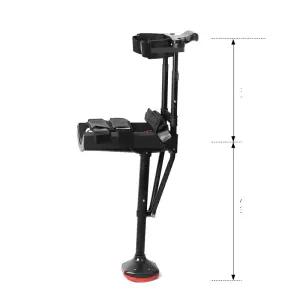 핸즈프리목 보행 발목 골절 무릎 부상 깁스 보조 목발