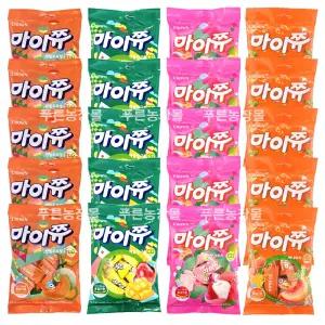 마이쮸 100g x 20봉지 (멜론5봉+망고5봉+리치5봉+피치5봉) / 어린이날 학교 학원 간식 작은봉지