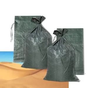 수입 제방용 모래 마대 수방 포대 PP 자루 200장/대형/모레/끈마대/폐기물/건설용/현장/건축/자재/끈달린