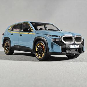 새로운 1:24 BMW XM 합금 다이캐스트 모델 사운드 & 어린이 장난감 전시 컬렉션 장식품 친구들을 위한 선물