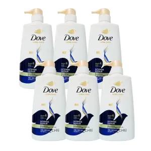 도브 샴푸 인텐스 리페어 680ml x6개