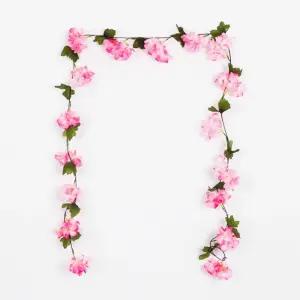 다방 찻집 봄느낌 벚꽃 조화가랜더 벽장식 갈랜다 싱그러운