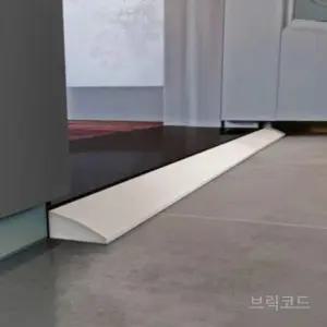로봇청소기 문턱 실리콘 경사 가정용 경사로 단차 매트 문지방 방문턱 진입판