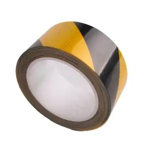 고휘도 벌집 반사 테이프 황흑사선 50mm x 10M