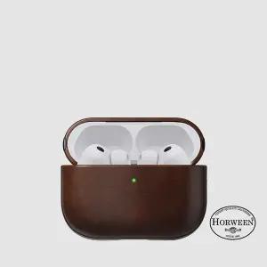 [노마드]에어팟 프로 3세대 호윈 가죽 케이스 - 러스틱 브라운