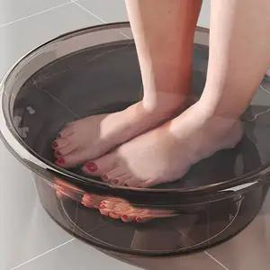 욕실 세수 다용도 투명 대야 화장실 세숫대야 중형 플라스틱 손세탁 베이킹 세척 주방 과일 채소 야채