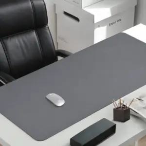 장패드 가죽 데스크매트 80cm 90cm 와이드 논슬립 생활방수 책상 식탁 마우스패드 판촉물 인쇄가능