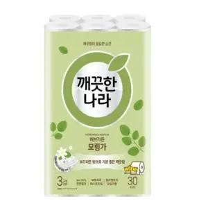 깨끗한나라 허브가든 모링가 와이드 30m 30롤 1팩