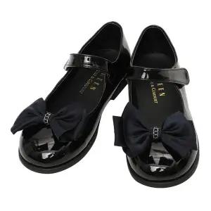 [빈](김해점)BA12AF01BK 블랙 에나멜 리본구두