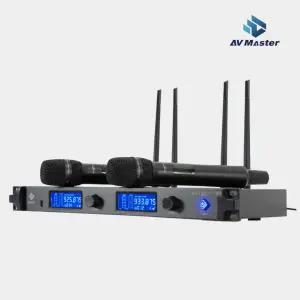 AVMASTER SMC-9002 2채널 무선마이크 강당,연습실,회의실,체육관,보컬,공연용
