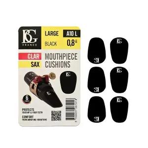 BG 마우스피스 패치 A10L 0.8mm 검정 / 색소폰 클라리넷 공용 마우스피스 쿠션 패치