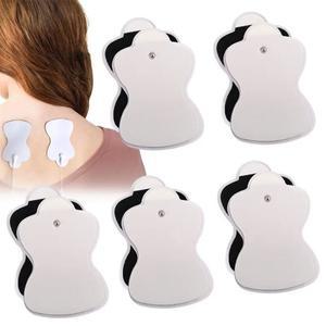 휴대용 마사지 Omron 대형 장수 패드용 8Pcs TENS 장치 교체 내구성이 뛰어난 스냅 전극