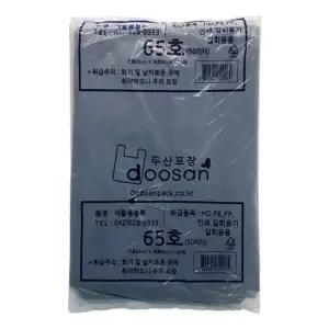 [제이커머스]두산 비닐봉투 흑색 50L 30매입 65호 65x85cm / 손잡 문구용품 사무용품 사무실비품 회사비품