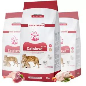 캣츠러브 오리와치킨 15kg 길고양이사료