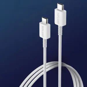 솔루엠 CtoC 100W 고속 충전케이블 C타입 1.8m 5A 화이트 (벌크)
