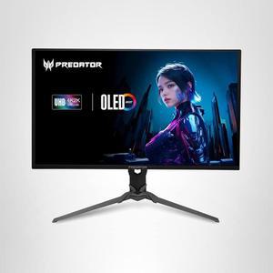 Acer 프레데터 게이밍 모니터 31 5인치 UHD 3840 x 2160 OLED AMD 프리싱크 프로 240Hz 0 03ms VESA 디스플레이 HDR 트루 블랙 400 DCI-P3 99% 포트 1 4 및 2 HDMI X32 X2bmiphx