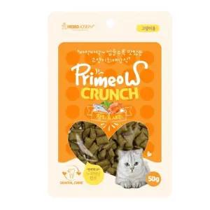 [제이커머스]프리미요 크런치 참치 새우 50g X5개 고양이 간식 고양이용간식 캣푸드 고양이과자 고양이스낵
