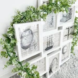 (청결공감) 유칼립투스 조화넝쿨 2m 행사 카페장식/나뭇잎조화/넝쿨조화/조화가랜드/조화리스/나무조화/조